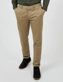 Signature Slim Stretch Chino Pant - Stone