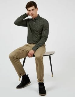 Signature Slim Stretch Chino Pant - Stone 8 Signature Slim Stretch Chino Pant - Stone -clothing Shop BS 0065090 040 B