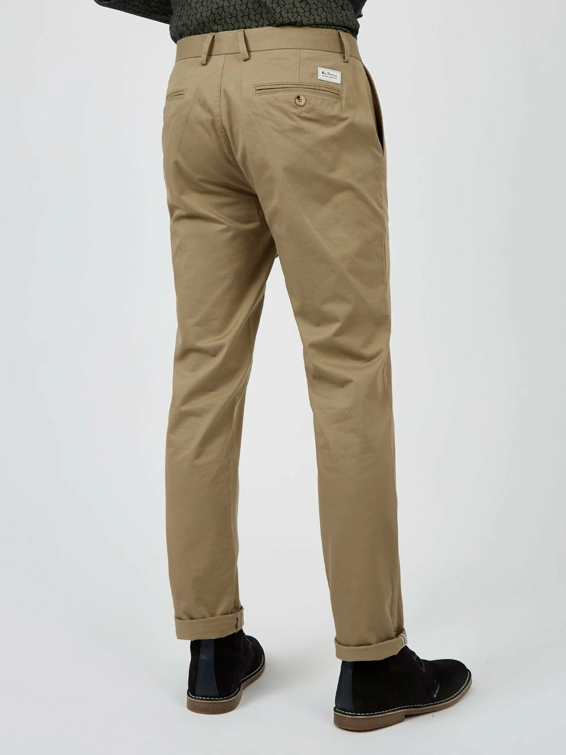Signature Slim Stretch Chino Pant - Stone 2 Signature Slim Stretch Chino Pant - Stone - Image 2