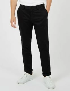 Signature Slim Stretch Chino Pant - Black