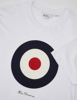 Signature Organic Target Graphic Tee - White -clothing Shop BS 0065093 010 E