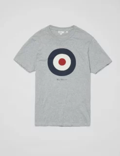 Signature Organic Target Graphic Tee - Grey -clothing Shop BS 0065093 250 D
