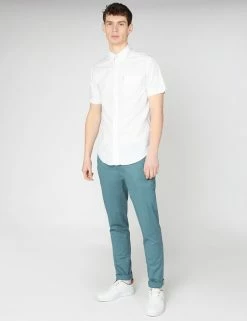 Signature Short-Sleeve Oxford Shirt - White -clothing Shop BS 0065095 010 E zofgmi