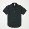 Signature Organic Short-Sleeve Oxford Shirt - Black