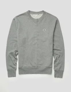 B By Ben Sherman Tricot/Loopback Sweatshirt - Steel -clothing Shop BS 0065534 017 D