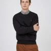 B By Ben Sherman Tricot/Loopback Sweatshirt - Black