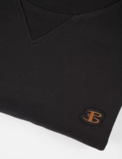 B By Ben Sherman Tricot/Loopback Sweatshirt - Black -clothing Shop BS 0065534 290 F scaled