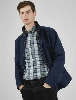 Smart Wool Jacket - Midnight 8 Smart Wool Jacket - Midnight -clothing Shop BS 0065696 036 B