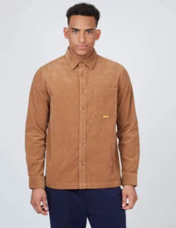 B By Ben Sherman Corduroy Overshirt - Light Brown 11 B By Ben Sherman Corduroy Overshirt - Light Brown -clothing Shop BS 0068103 352 A scaled