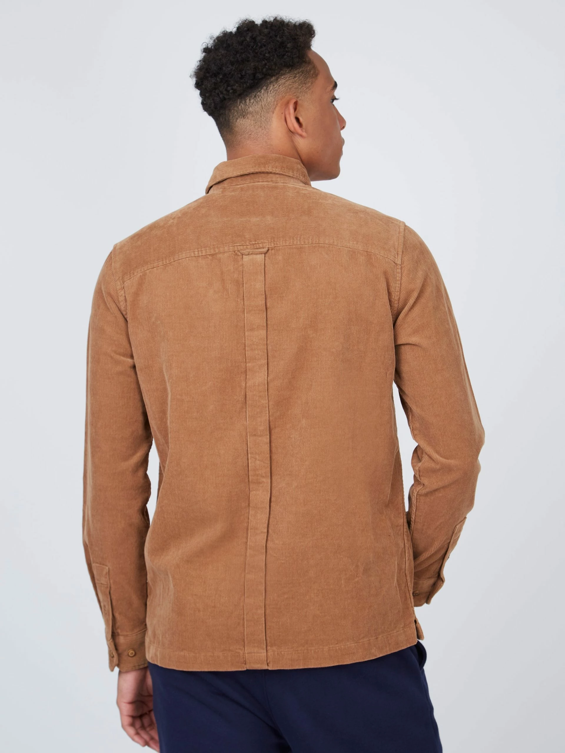 B By Ben Sherman Corduroy Overshirt - Light Brown 7 B By Ben Sherman Corduroy Overshirt - Light Brown - Image 7