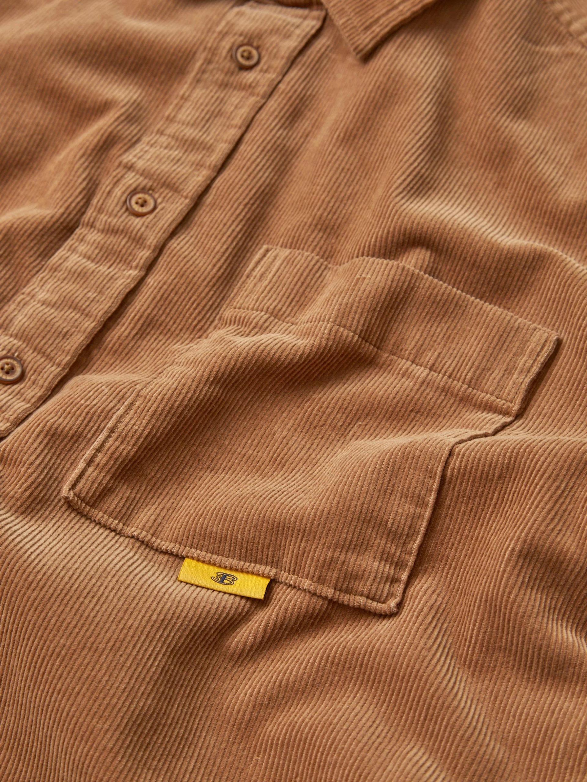 B By Ben Sherman Corduroy Overshirt - Light Brown 8 B By Ben Sherman Corduroy Overshirt - Light Brown - Image 8