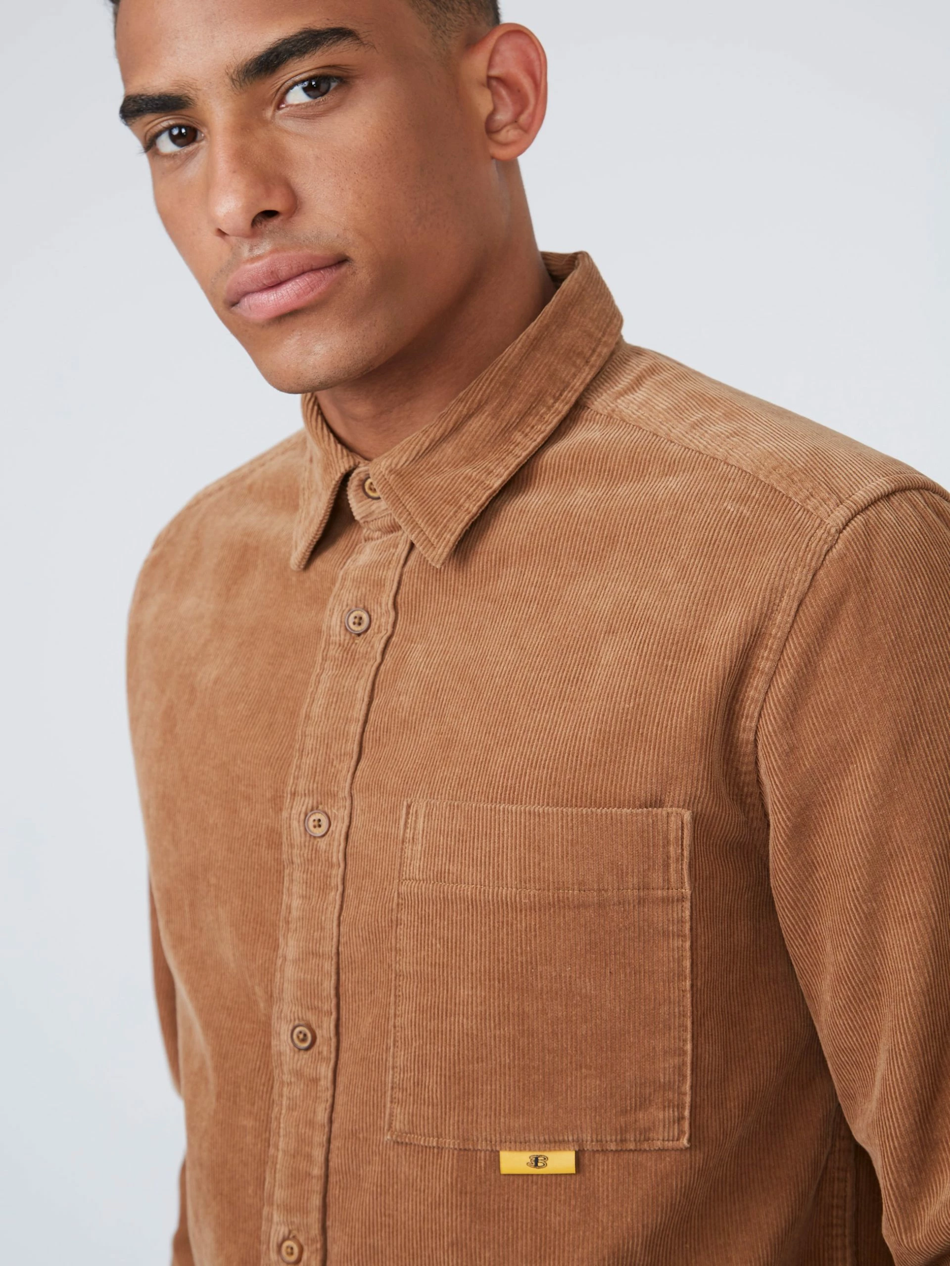 B By Ben Sherman Corduroy Overshirt - Light Brown 5 B By Ben Sherman Corduroy Overshirt - Light Brown - Image 5