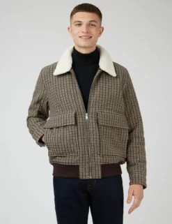 Heritage Check Wool Blend Jacket 12 Heritage Check Wool Blend Jacket -clothing Shop BS 0068604 310 A scaled
