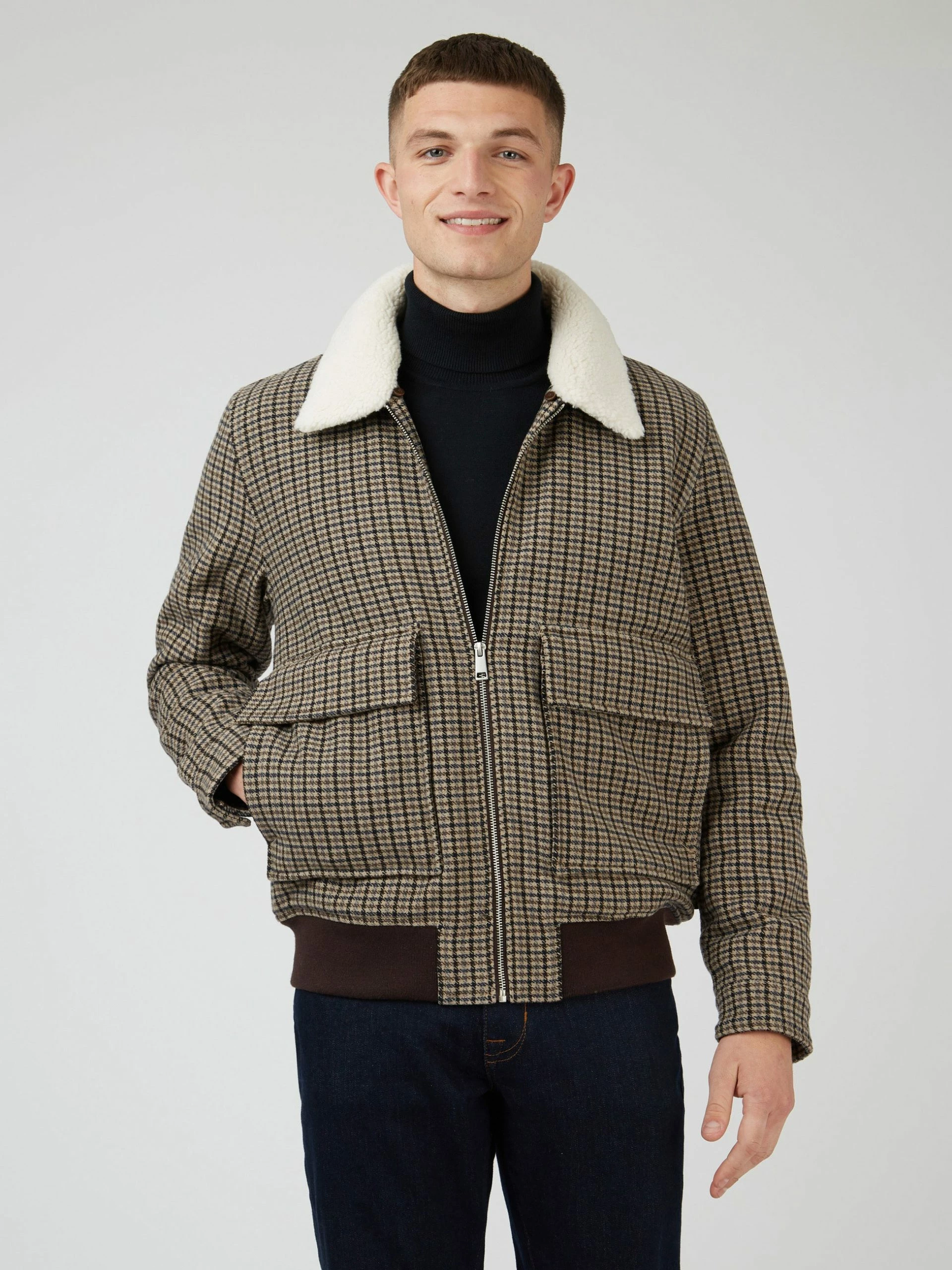 Heritage Check Wool Blend Jacket 3 Heritage Check Wool Blend Jacket - Image 3
