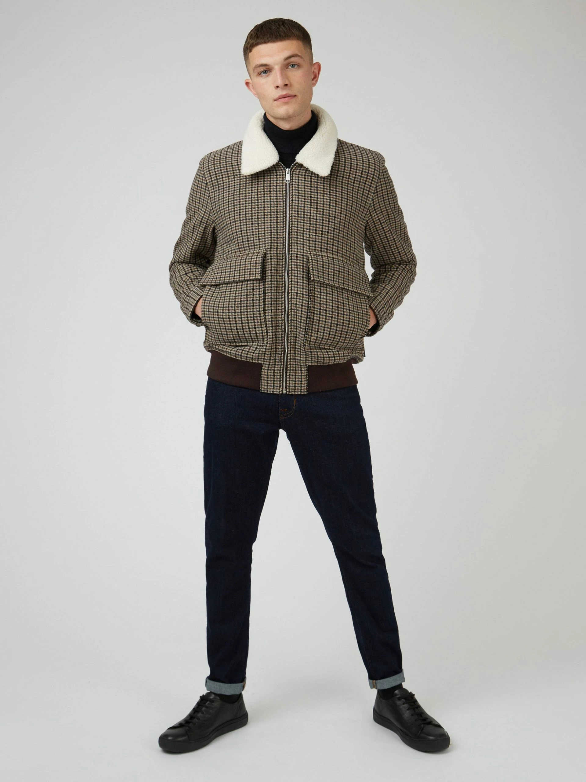 Heritage Check Wool Blend Jacket 7 Heritage Check Wool Blend Jacket - Image 7
