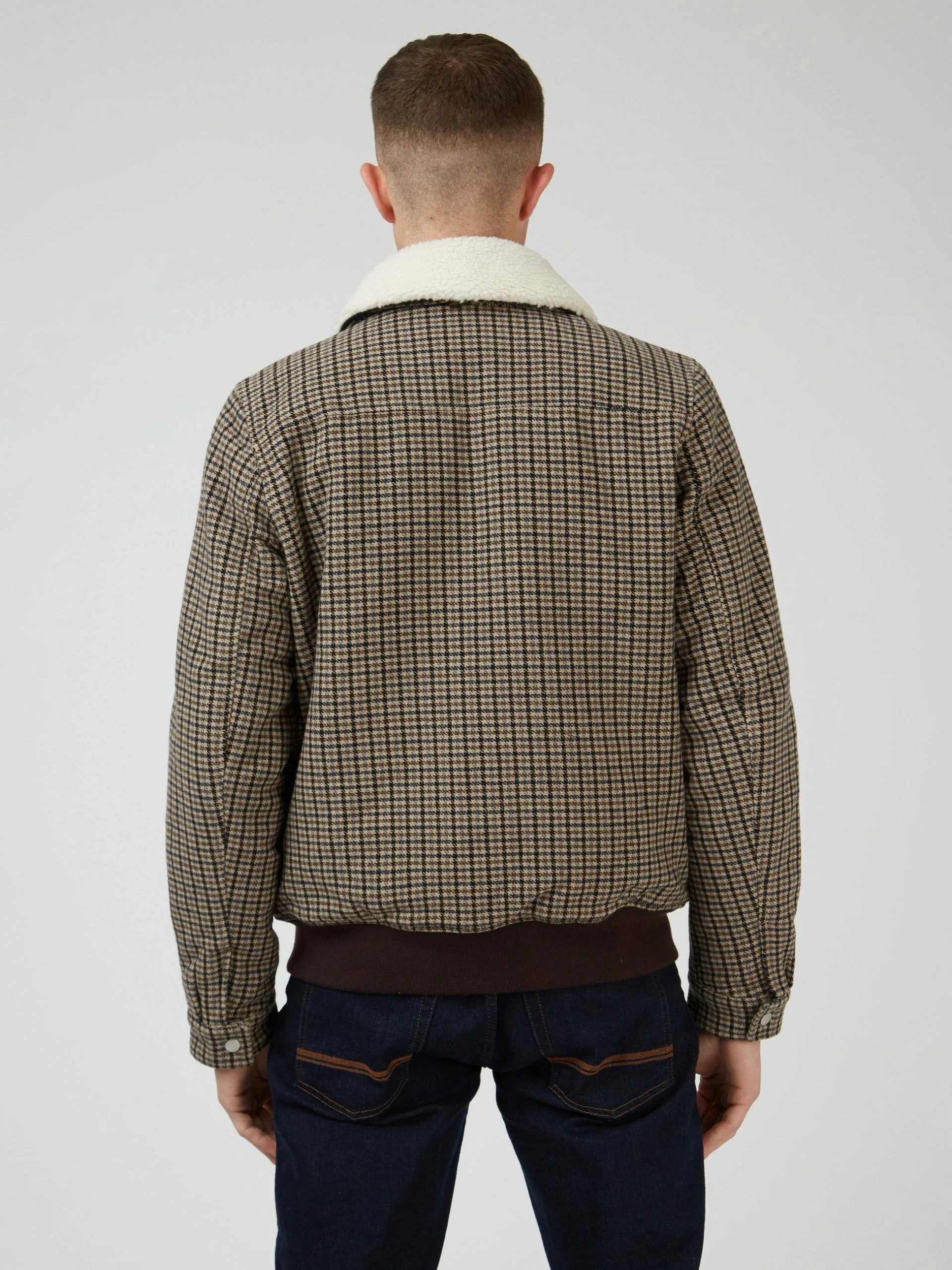 Heritage Check Wool Blend Jacket 8 Heritage Check Wool Blend Jacket - Image 8