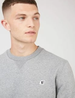B By Ben Sherman Crewneck Sweatshirt - Steel