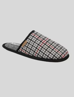 Le Sirenuse Men's Houndstooth Mule Slipper