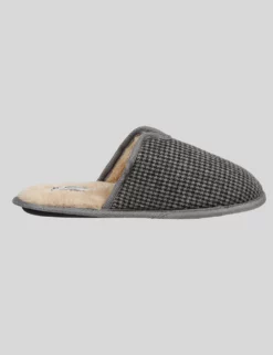 Covo Del Saraceni Men's Mule Slipper - Grey -clothing Shop F5 SL351 BS Grey 2 1000x1400 dbtomu