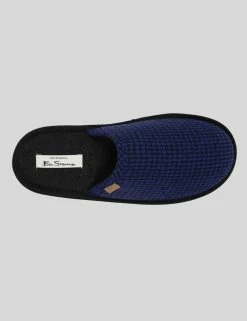 Miramar Men's Houndstooth Mule Slipper - Navy -clothing Shop F5 SL352 BS Blue 5 1000x1400 8ce64d2b d22e 4649 a3c5 1ca40caf644b