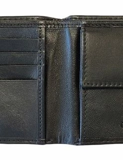 Gillespie Bill Fold Leather Wallet - Black -clothing Shop GILLESPIE 20Bill 20Fold 20 20Black 20 20Internal urgi89