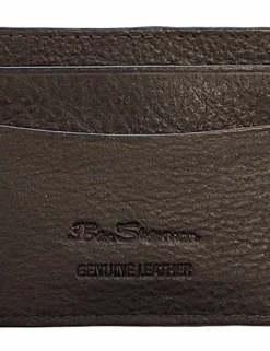 Koki Leather Card Holder Wallet - Brown -clothing Shop KOKI 20Card 20Holder 20 20Brown 20 20Back g7uct1