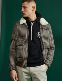 Heritage Check Wool Blend Jacket