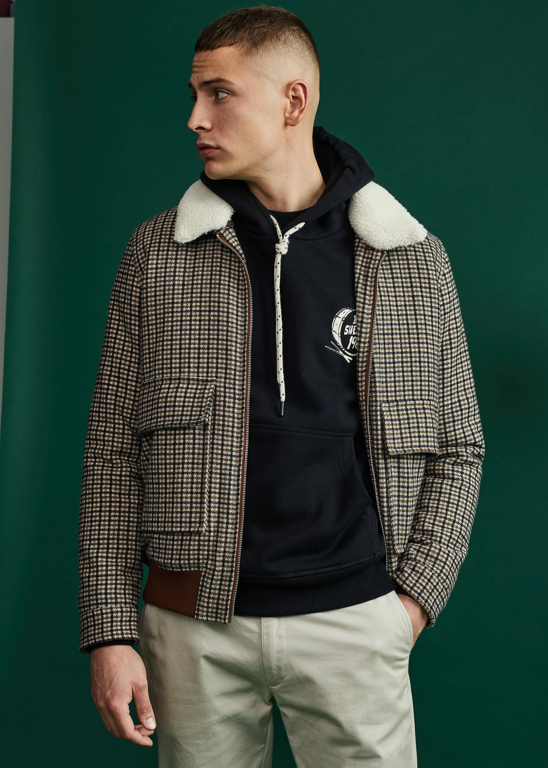 Heritage Check Wool Blend Jacket 1 Heritage Check Wool Blend Jacket