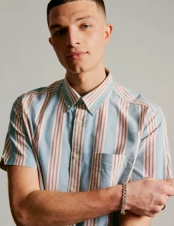 Ivy Block Stripe Short-Sleeve Shirt -clothing Shop LOOK 002 1565 20copy ntgdig