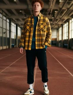 B By Ben Sherman Check Long-Sleeve Overshirt 23 B By Ben Sherman Check Long-Sleeve Overshirt -clothing Shop LOOK 002 A littlesoft choosealt scaled