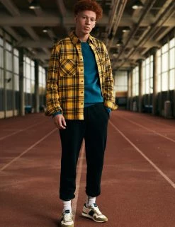 B By Ben Sherman Check Long-Sleeve Overshirt 22 B By Ben Sherman Check Long-Sleeve Overshirt -clothing Shop LOOK 002 ALT1 scaled