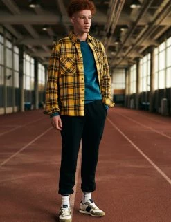 B By Ben Sherman Check Long-Sleeve Overshirt 24 B By Ben Sherman Check Long-Sleeve Overshirt -clothing Shop LOOK 002 ALT2 scaled