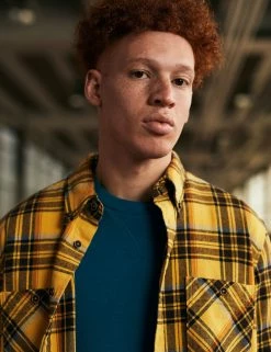 B By Ben Sherman Check Long-Sleeve Overshirt 19 B By Ben Sherman Check Long-Sleeve Overshirt -clothing Shop LOOK 002 B