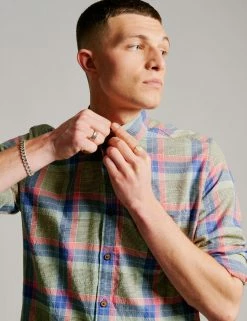 Pastel Check Seersucker Long-Sleeve Shirt 12 Pastel Check Seersucker Long-Sleeve Shirt -clothing Shop LOOK 005 1720 20copy 202 vis8ow