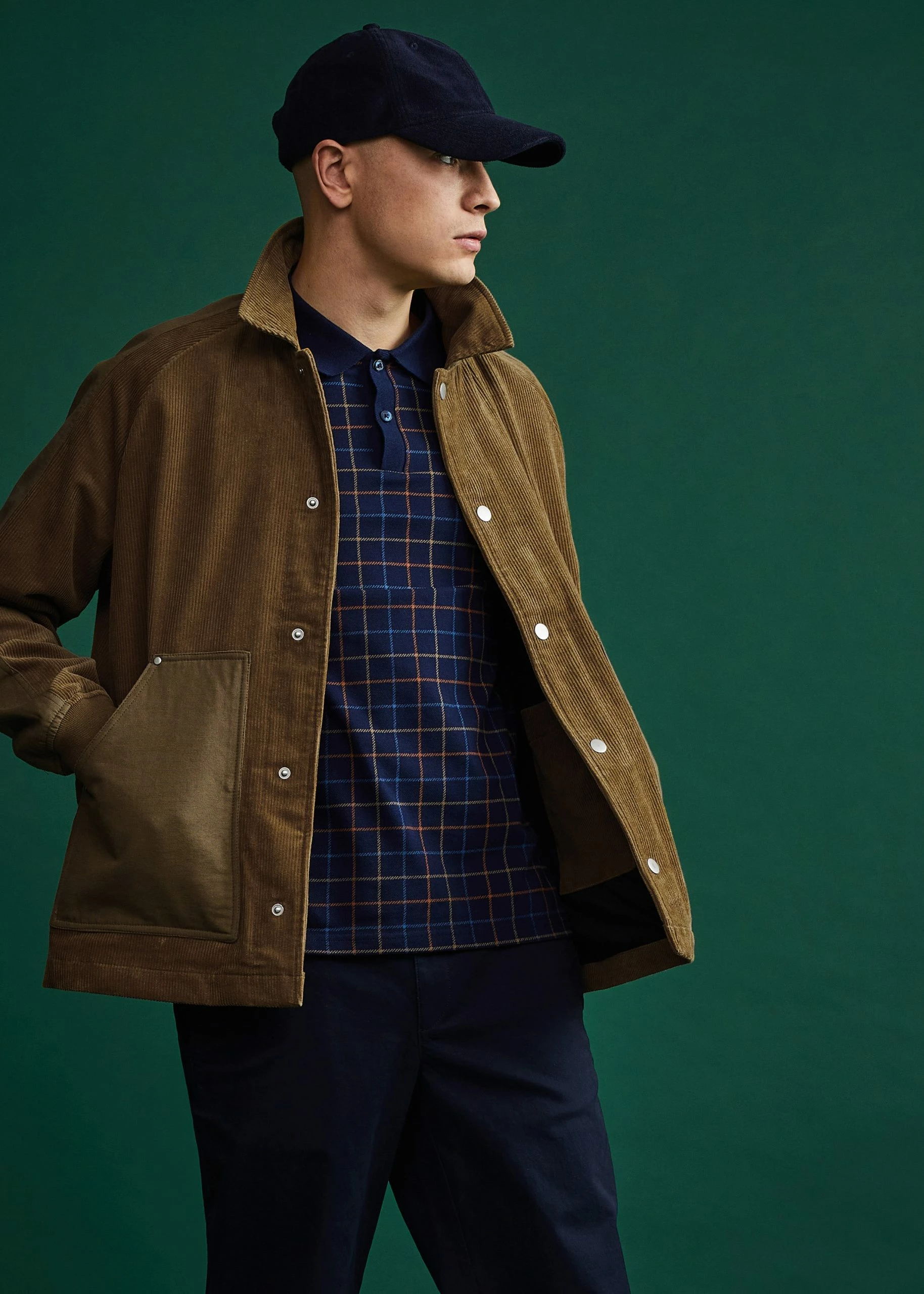Corduroy Colorblock Workwear Jacket 1 Corduroy Colorblock Workwear Jacket