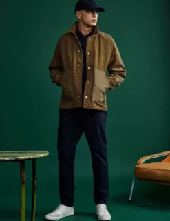 Corduroy Colorblock Workwear Jacket 12 Corduroy Colorblock Workwear Jacket -clothing Shop LOOK 005 LY A edit 002