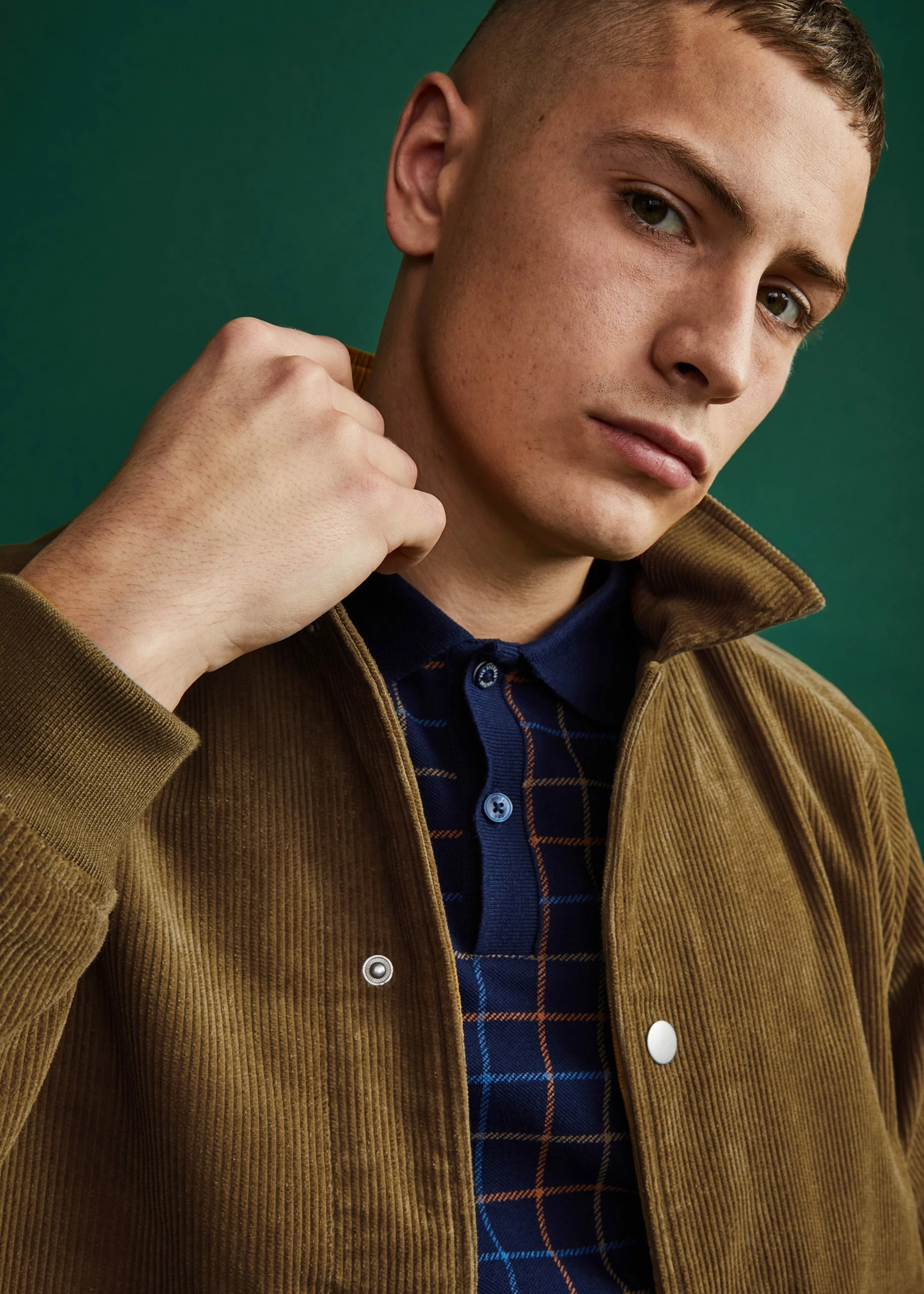 Corduroy Colorblock Workwear Jacket 2 Corduroy Colorblock Workwear Jacket - Image 2