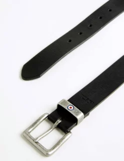 Lynton Leather Dress Belt - Black