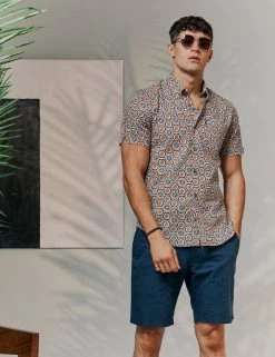 Signature Linen Shorts - Midnight