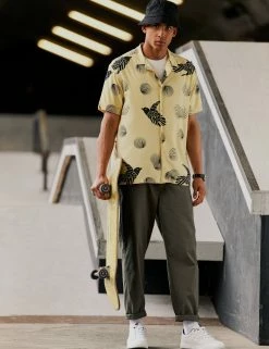 B By Ben Sherman Bird Print Shirt -clothing Shop Look 008 1091 CC xhkwcf