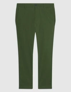 24/7 Motion Stretch Slim Chino - Forest Green -clothing Shop M100BEN0001 FOREST GREEN F 219