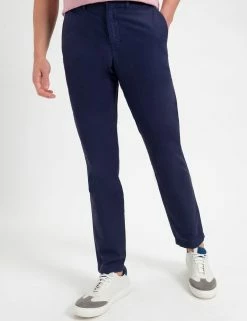 Beatnik Oxford Slim Taper Garment Dye Chino - Navy