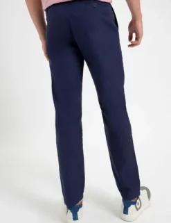 Beatnik Oxford Slim Taper Garment Dye Chino - Navy 5 Beatnik Oxford Slim Taper Garment Dye Chino - Navy -clothing Shop M100BEN0004NAVY BM 2 scaled