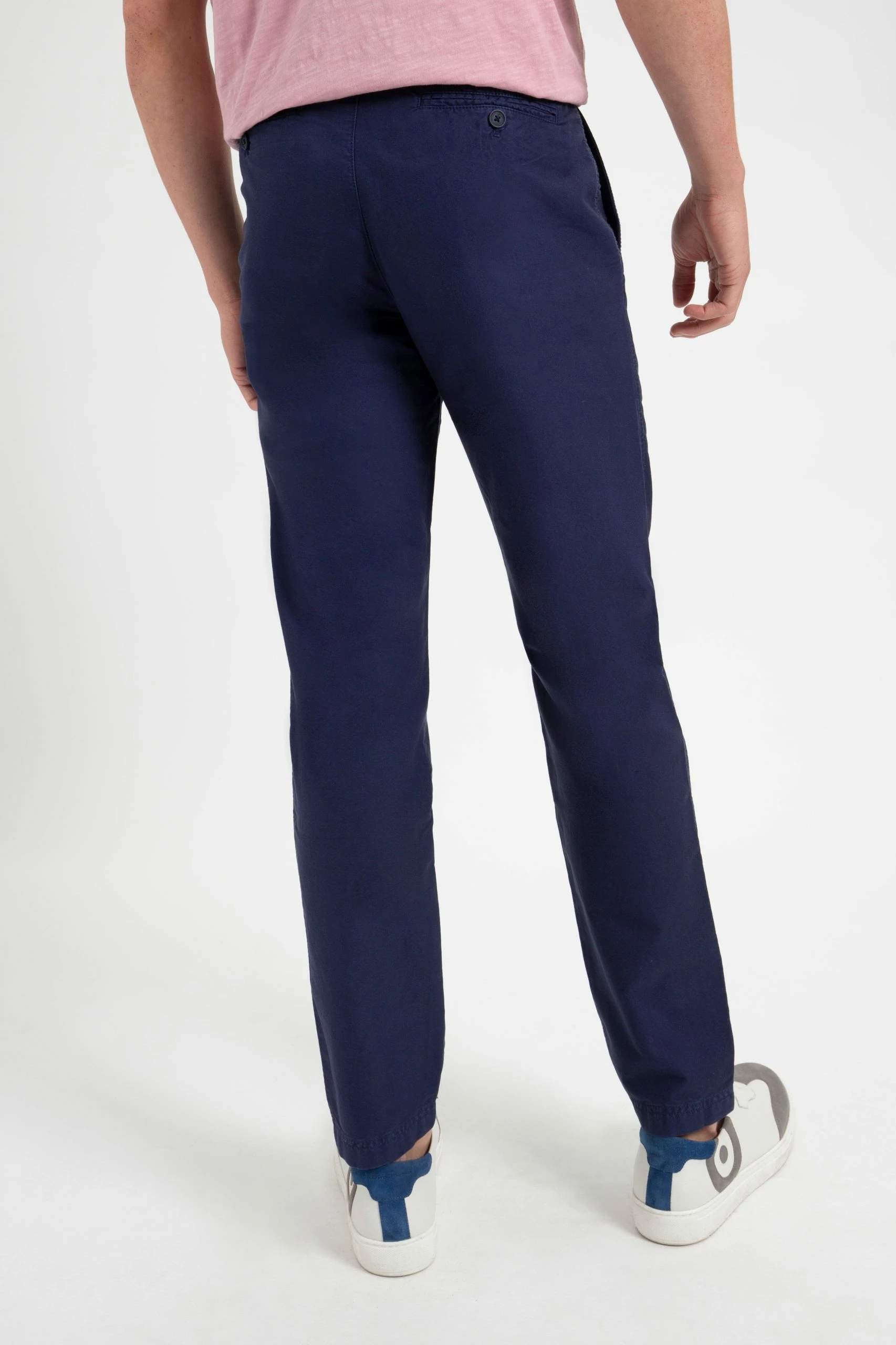Beatnik Oxford Slim Taper Garment Dye Chino - Navy 3 Beatnik Oxford Slim Taper Garment Dye Chino - Navy - Image 3