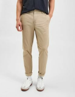 Slim Tapered Drawcord Chino Pant - Khaki