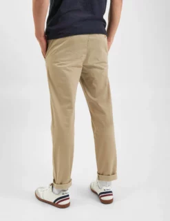 Slim Tapered Drawcord Chino Pant - Khaki -clothing Shop M104BEN0001 KHAKI 5 ncd7ux scaled