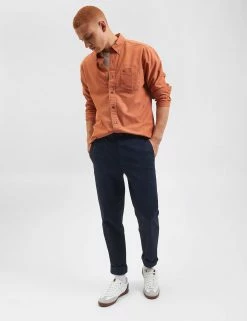 Slim Tapered Drawcord Chino Pant - Navy 10 Slim Tapered Drawcord Chino Pant - Navy -clothing Shop M104BEN0001 NAVY 3 s scaled