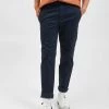 Slim Tapered Drawcord Chino Pant - Navy