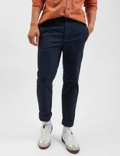 Slim Tapered Drawcord Chino Pant - Navy 11 Slim Tapered Drawcord Chino Pant - Navy -clothing Shop M104BEN0001 NAVY 5 s scaled
