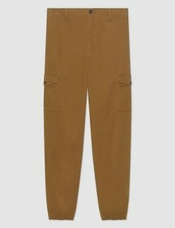 Utility Woven Jogger Pant - Brown -clothing Shop M104BEN0002 BROWN 1